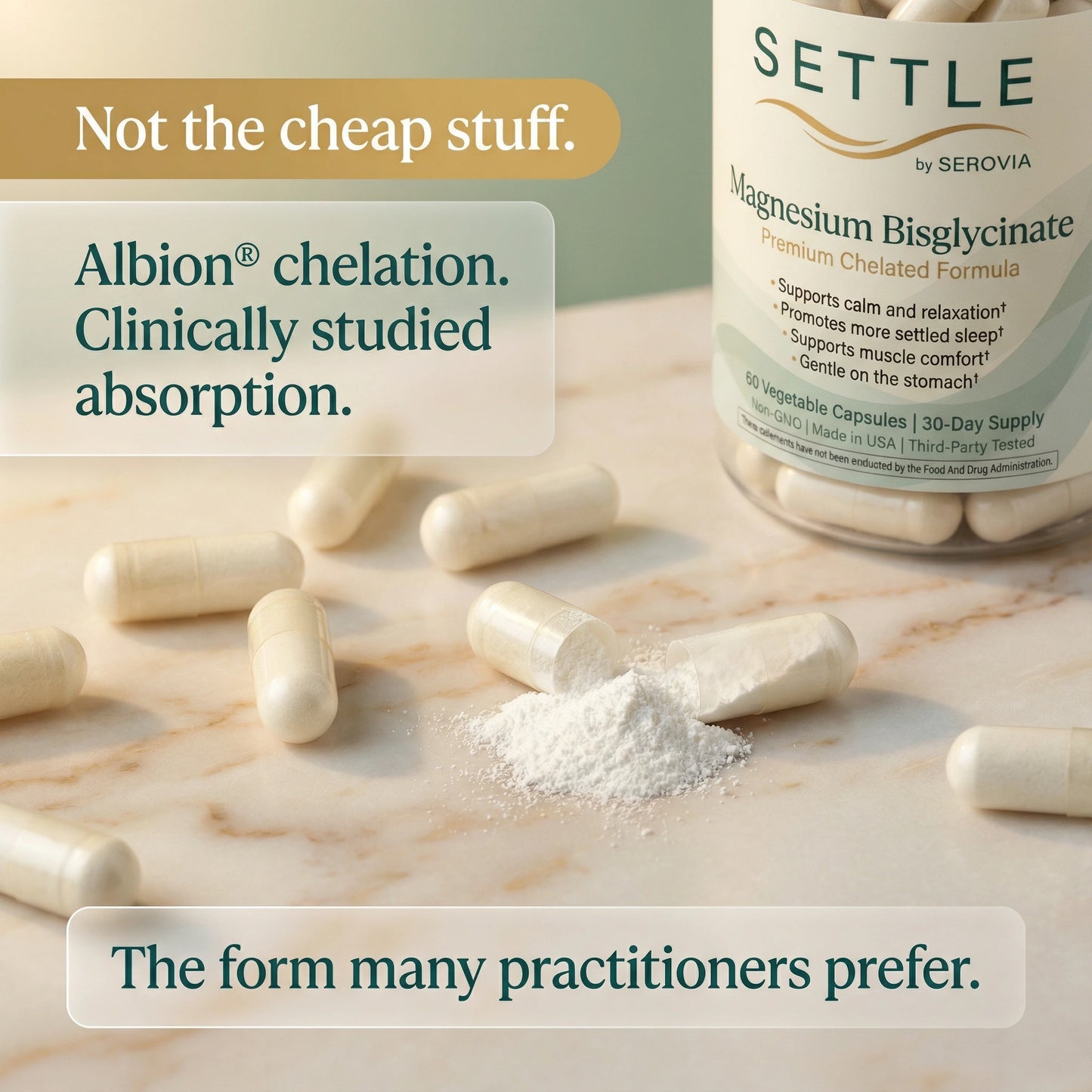 Settle Magnesium Bisglycinate-